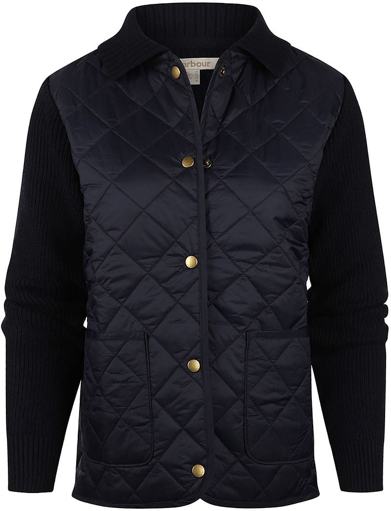 Barbour Cardigan Dames Moorse Navy