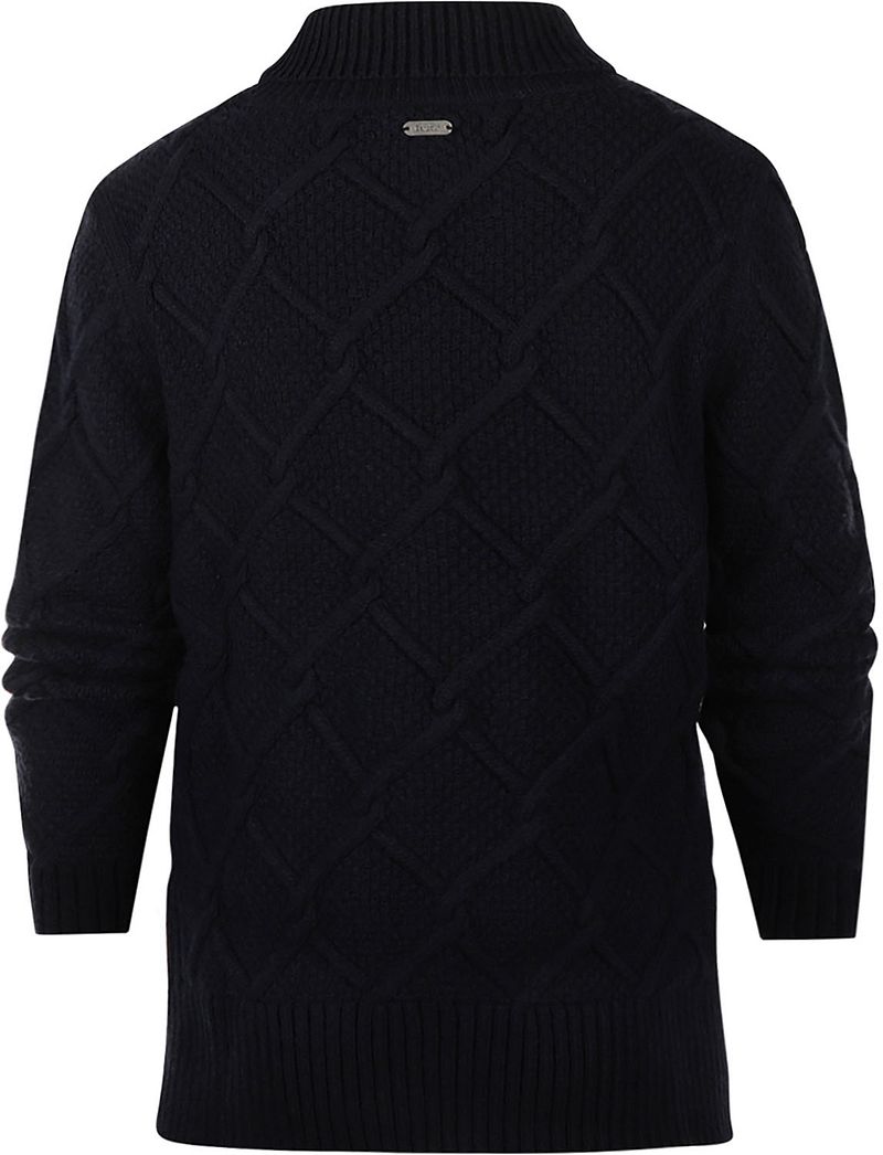Barbour Blauwe Roll Neck Sweater Blue Dames