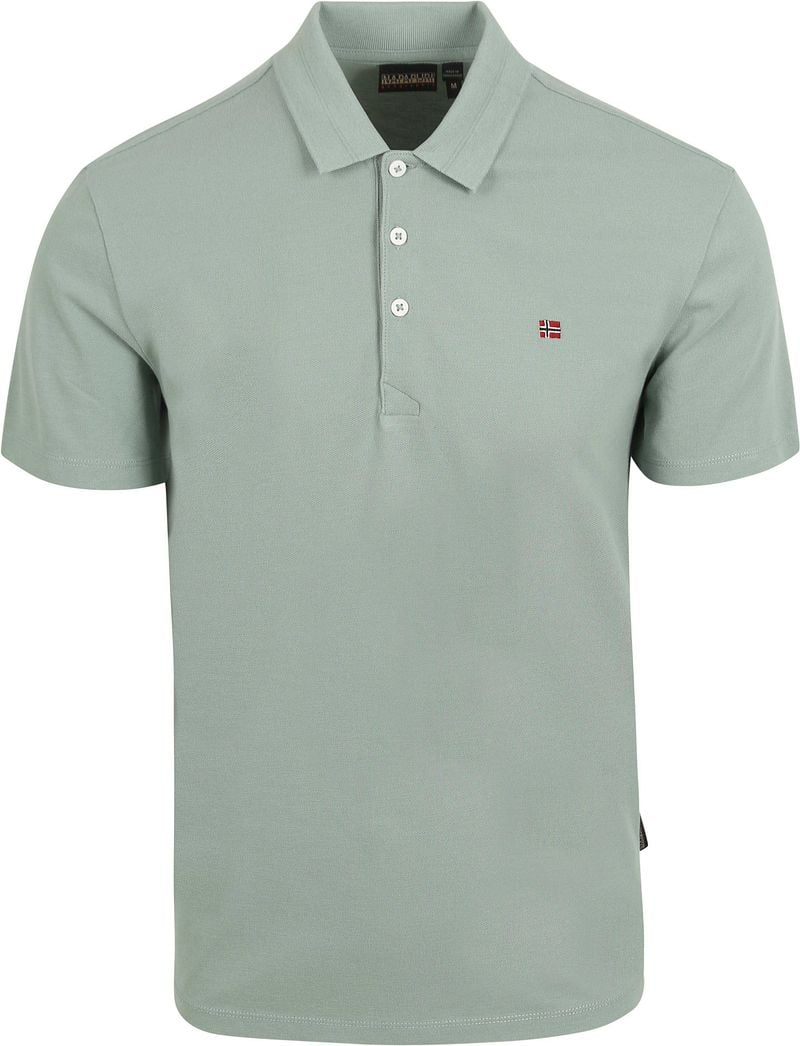 Napapijri Ealis Poloshirt Hellgrün - Größe M günstig online kaufen