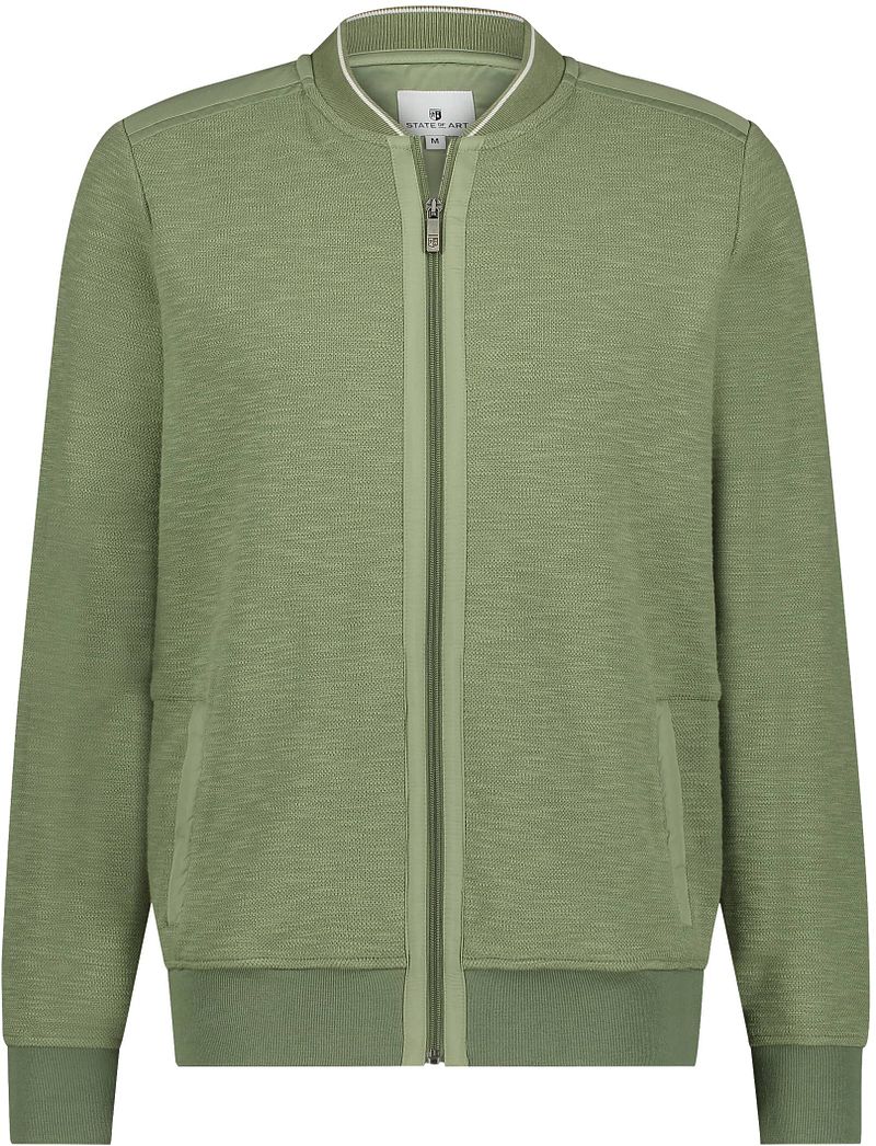 State of Art Vest Zip Groen