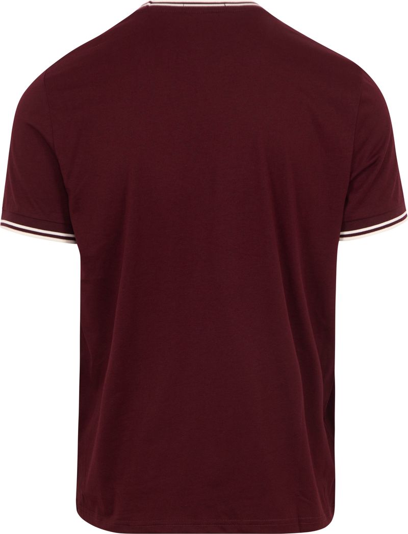 Fred Perry Twin Tipped T-shirt Bordeaux