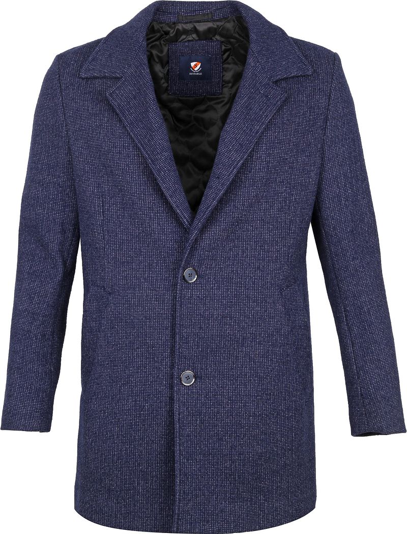 Suitable Manteau Kevin Foncé Bleu foncé Bleu taille 46
