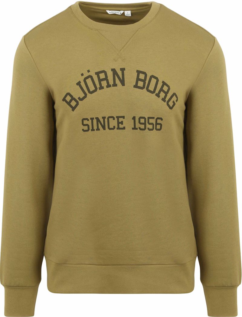 Bjorn Borg Essentials Khaki Sweater Heren
