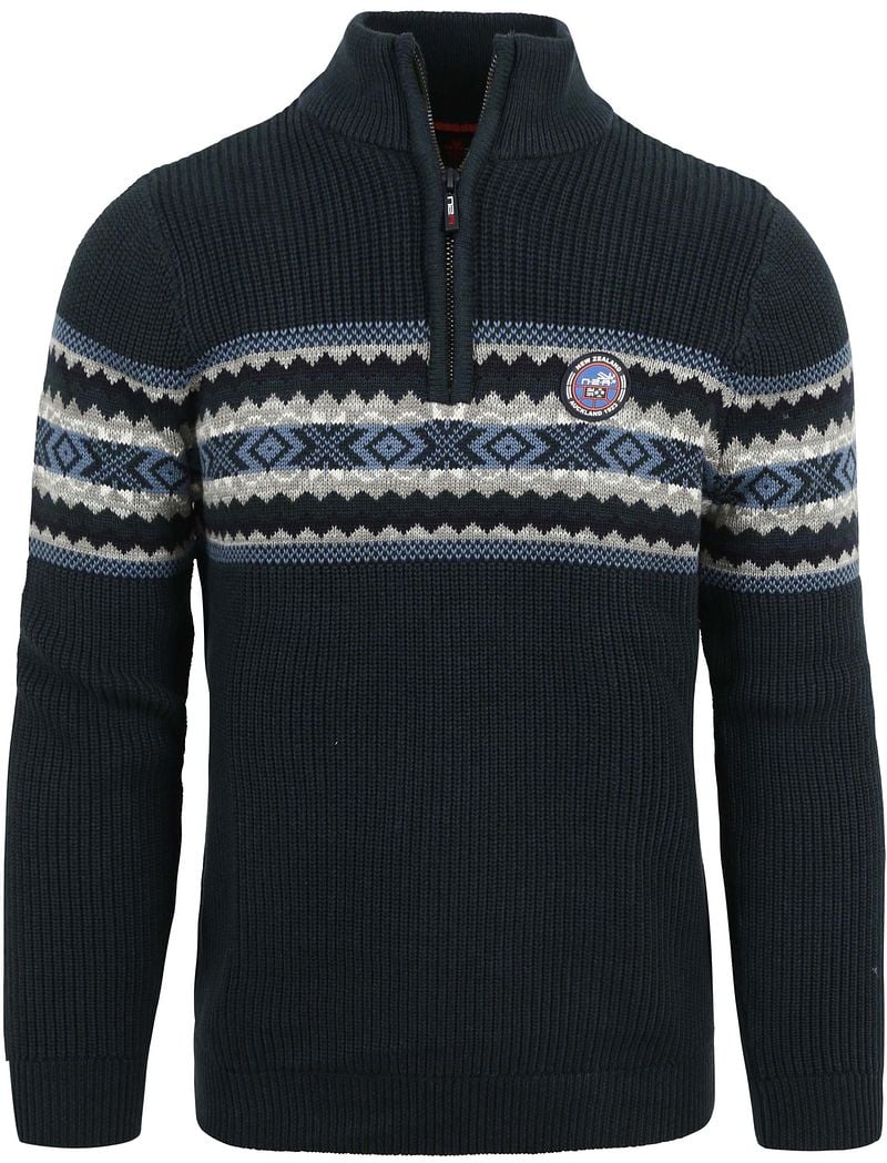 New zealand auckland NZA Half Zip Trui Ngakawau Navy