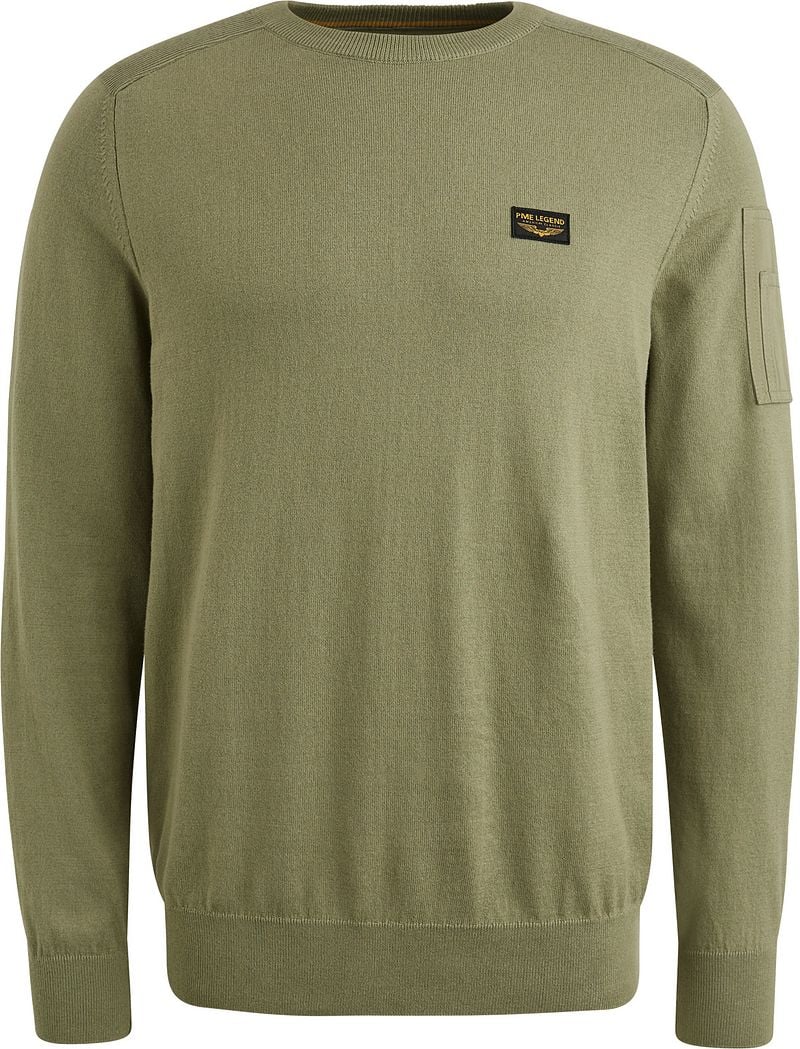 PME Legend American Classic Pullover Oil Grün - Größe XXL günstig online kaufen