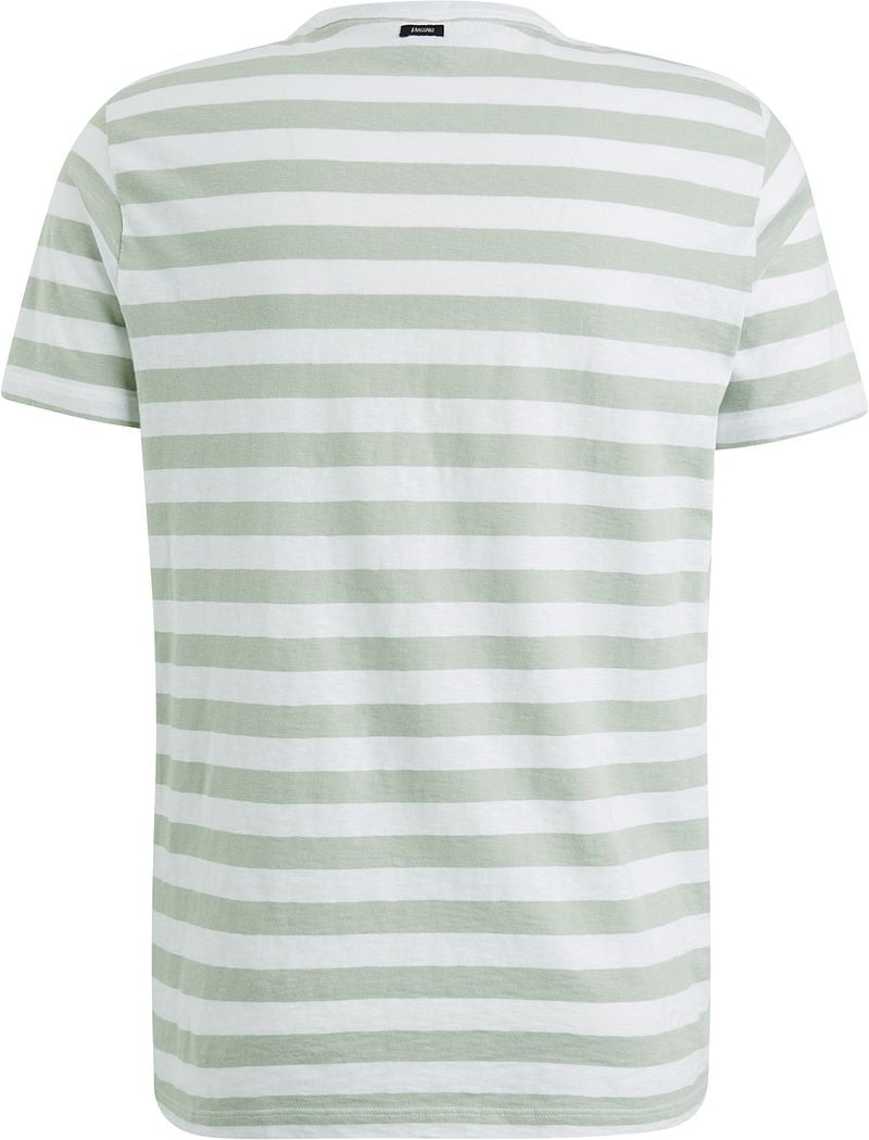 Vanguard T-Shirt Strepen Groen