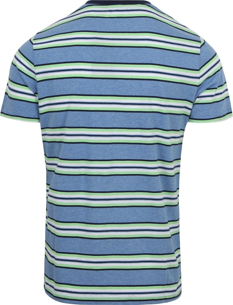 NZA T-shirt Hawkers Streifen Blau - Größe XXL günstig online kaufen