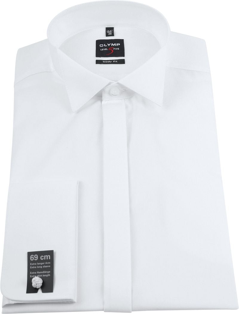 OLYMP Level 5 Smokinghemd SL7 Weiss - Größe 37 günstig online kaufen