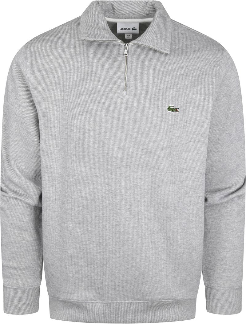 Lacoste Pullover Zipper Hellgrau - Größe XXL günstig online kaufen