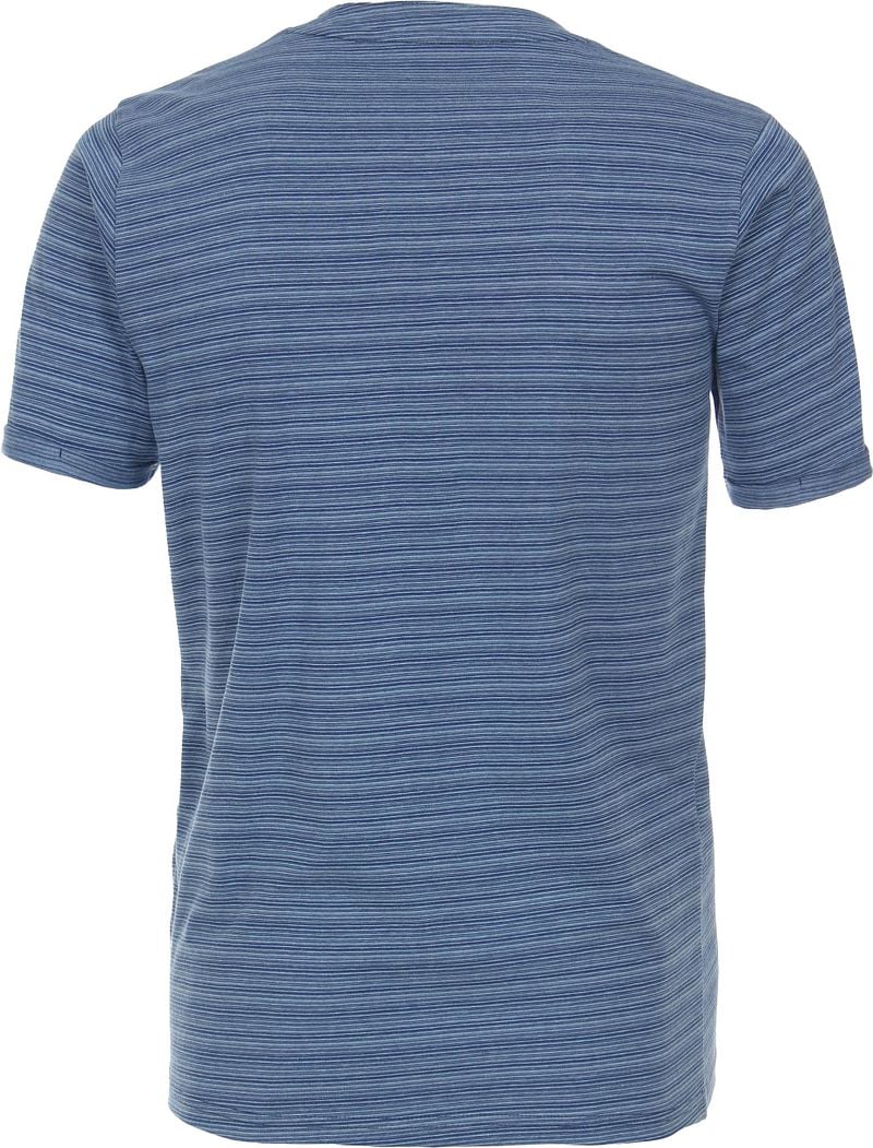 Casa Moda T-Shirt Blau Streifen - Größe L günstig online kaufen