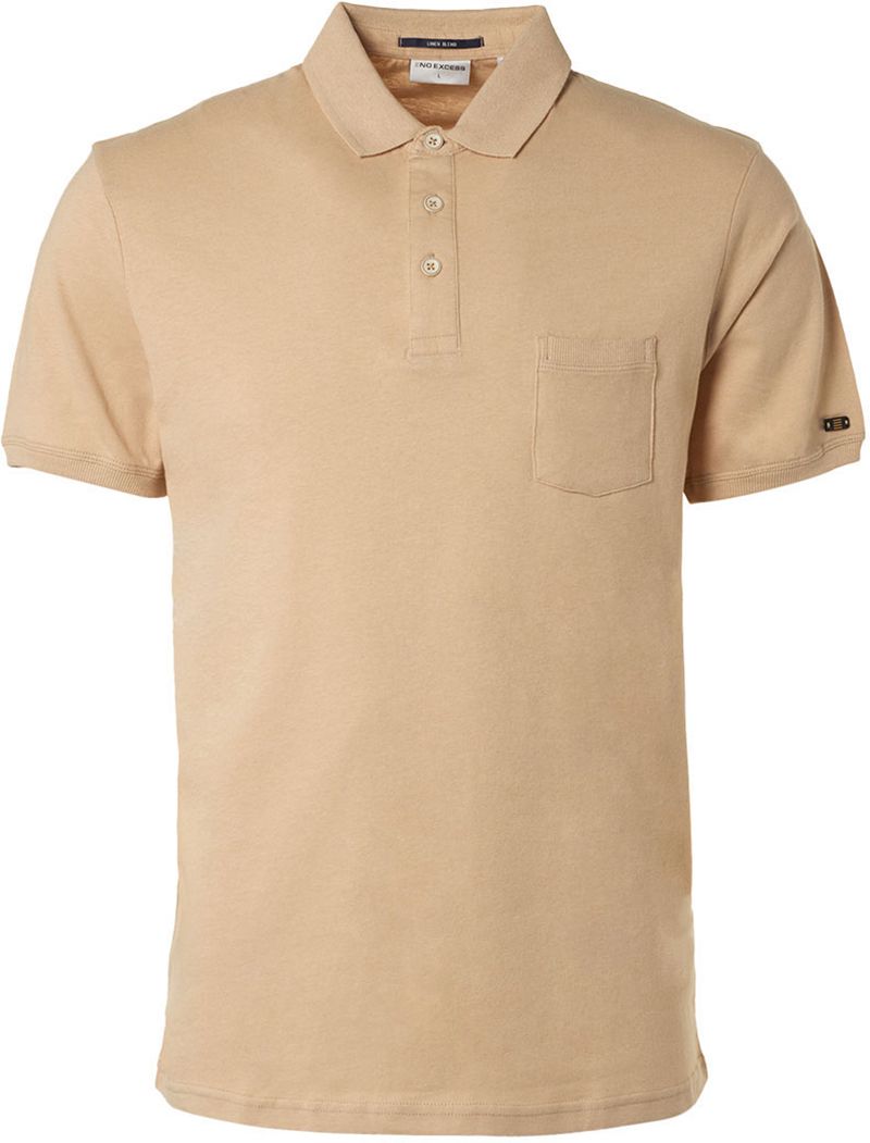 Polo No-Excess Linen Beige taille M