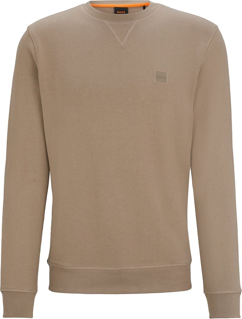 Hugo Boss Bruine Trui Stijlvolle Casual Kleding Brown Heren