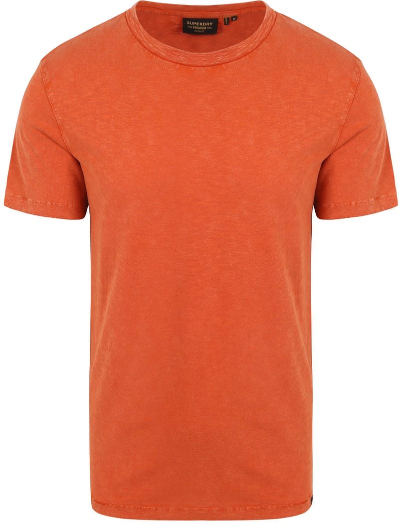 Superdry Slub T Shirt Melange Orange - Größe XL günstig online kaufen