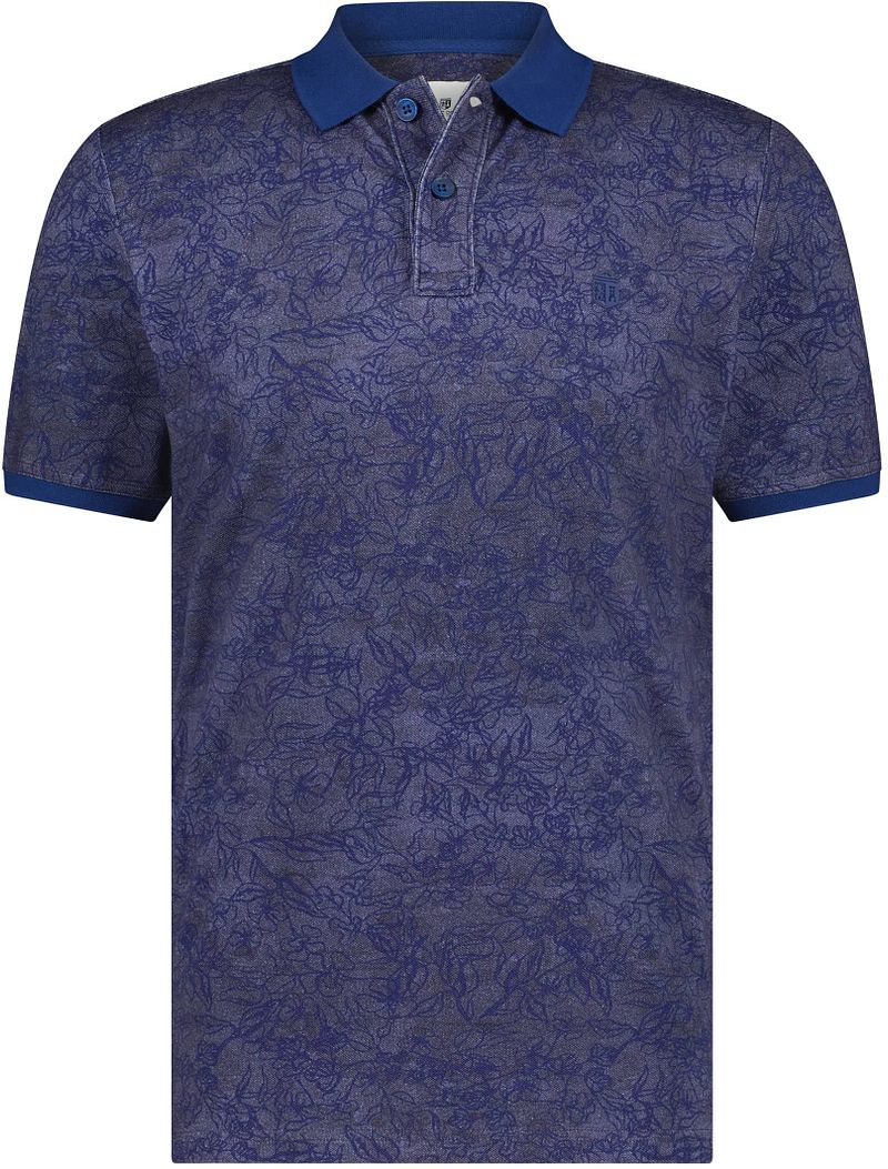 State Of Art Polo Pique Impression Foncé Bleu Bleu foncé taille M