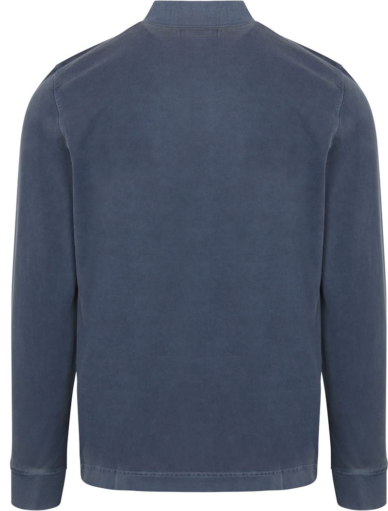Marc O'Polo Longsleeve Poloshirt Donkerblauw