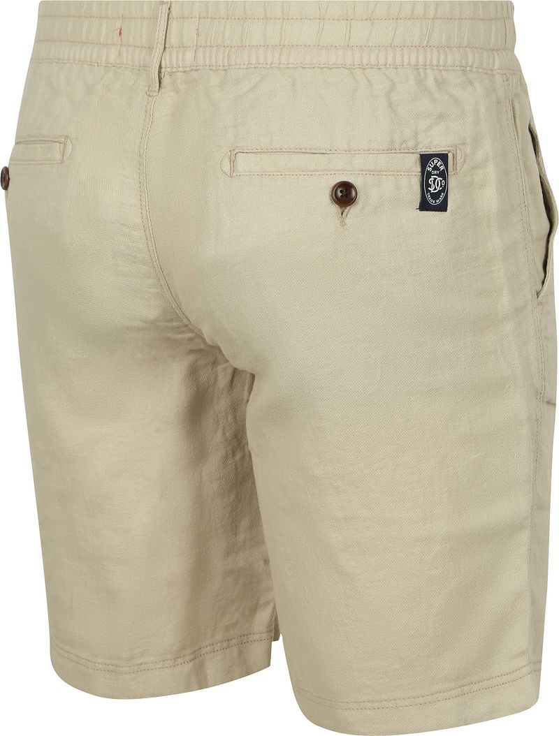Superdry Short Linen Merchant Abbey Stone