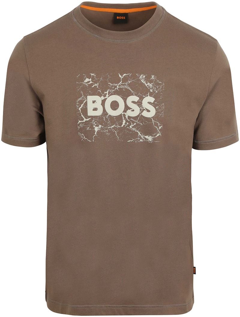 Boss T-shirt Logo Bruin