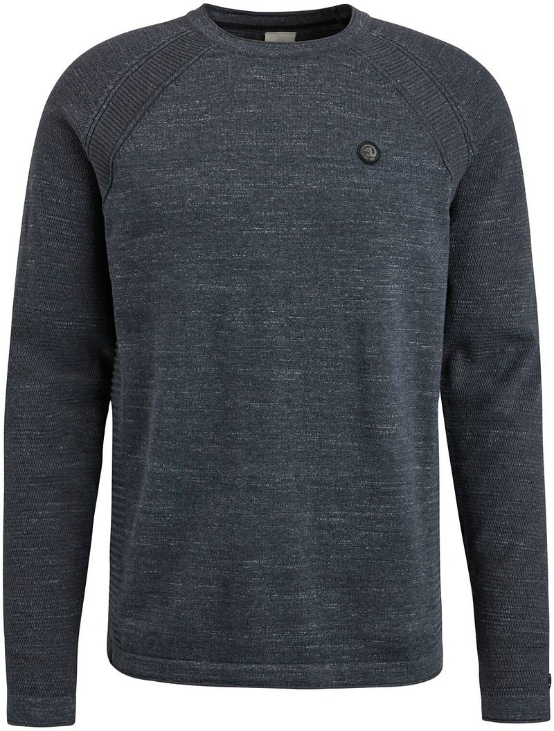 Cast Iron Trui Heather Blauw
