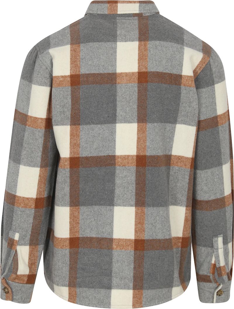 Suitable Overshirt August Wool Blend Grijs