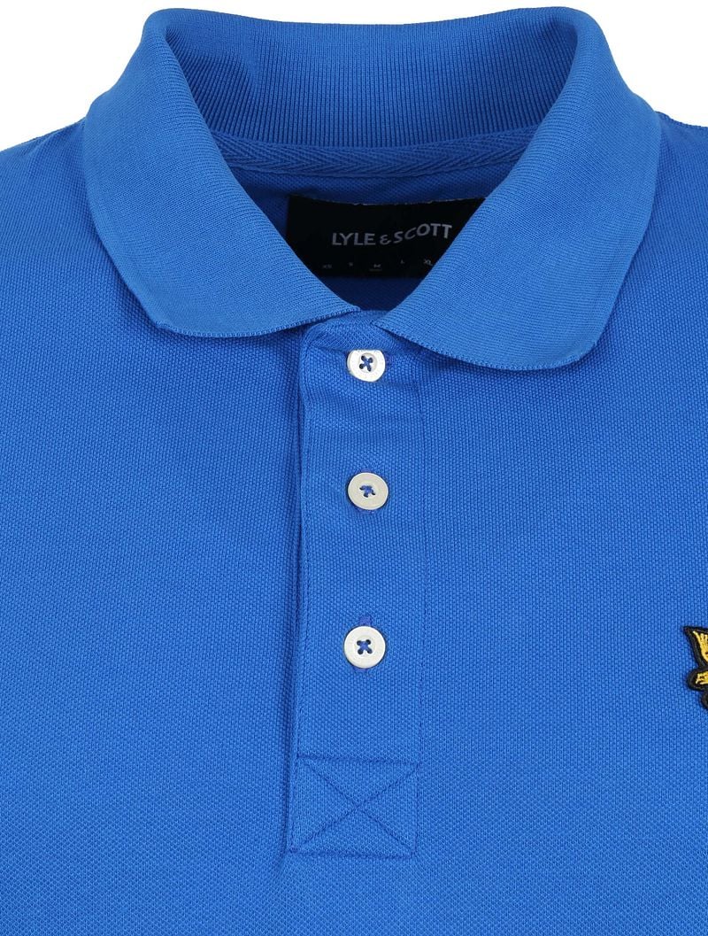 Lyle and Scott Blau Poloshirt - Größe M günstig online kaufen