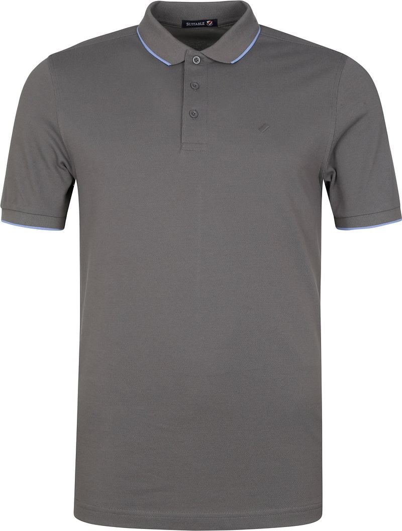 Suitable Poloshirt Tip Ferry Grau - Größe S günstig online kaufen