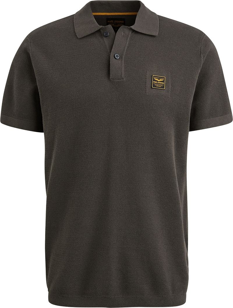 PME Legend Poloshirt Knitted Beluga Grün - Größe XXL günstig online kaufen