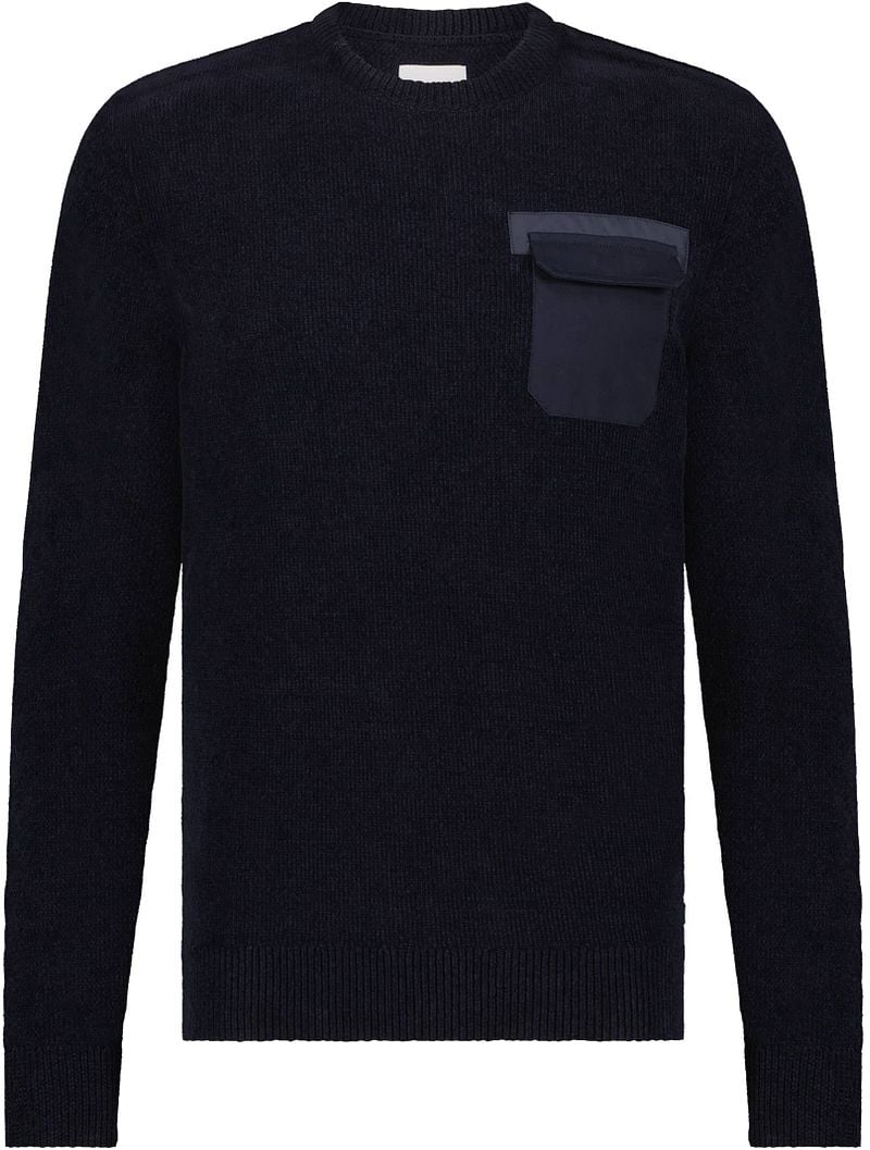 State of Art Trui Borstzak Navy