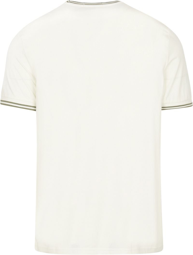 Fred Perry M1588 Twin Tipped T Shirt Off-White  - Größe XL günstig online kaufen