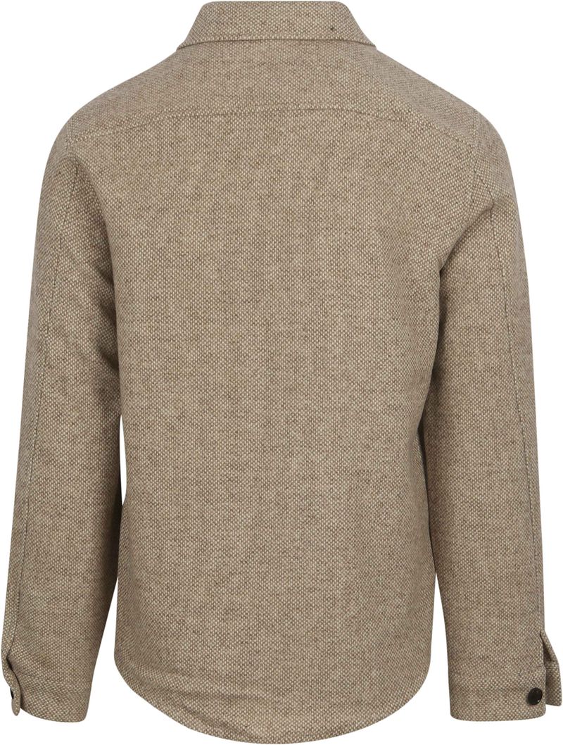 Profuomo Textured Overshirt Wol Beige