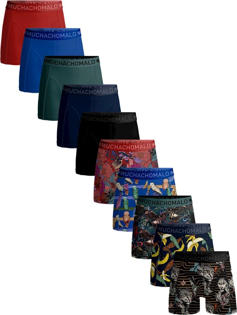 Muchachomalo Remix Solid Boxershorts Heren (10-pack)