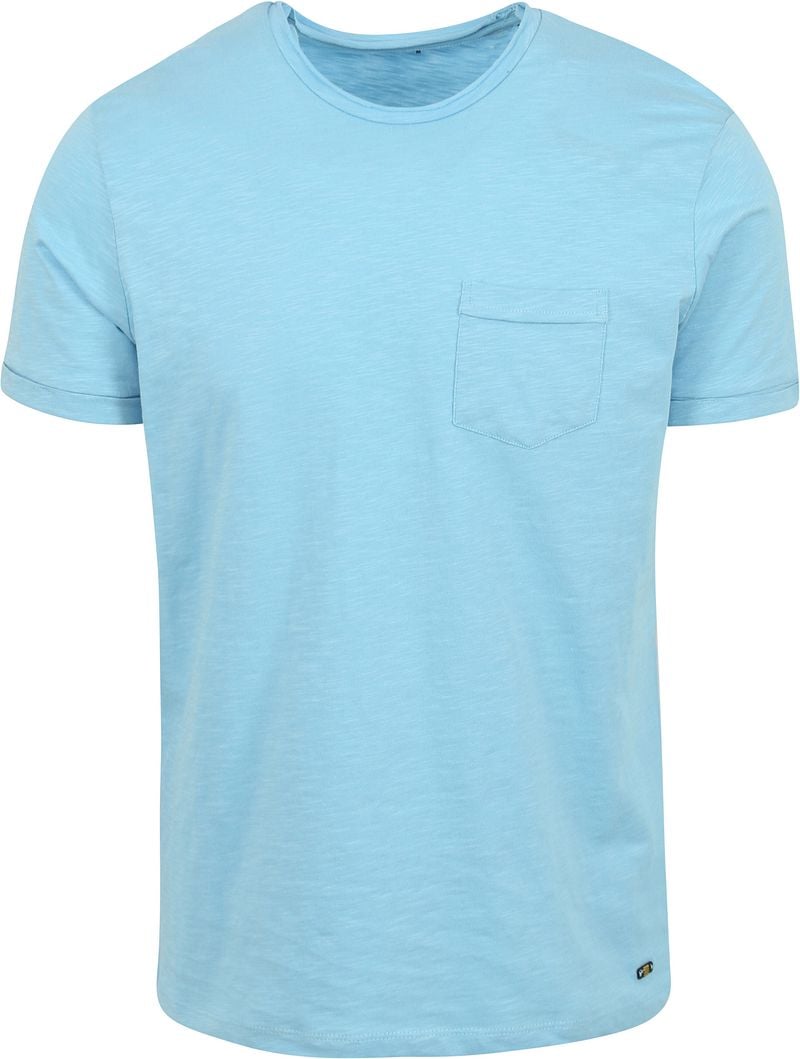 No Excess T-Shirt Slubs Lichtblauw