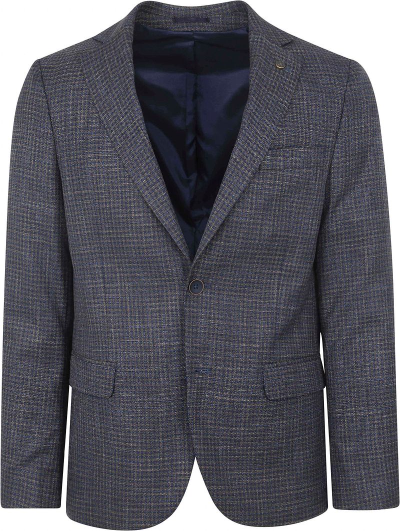 Suitable Colbert Royal Bleu Marron Bleu foncé taille 46