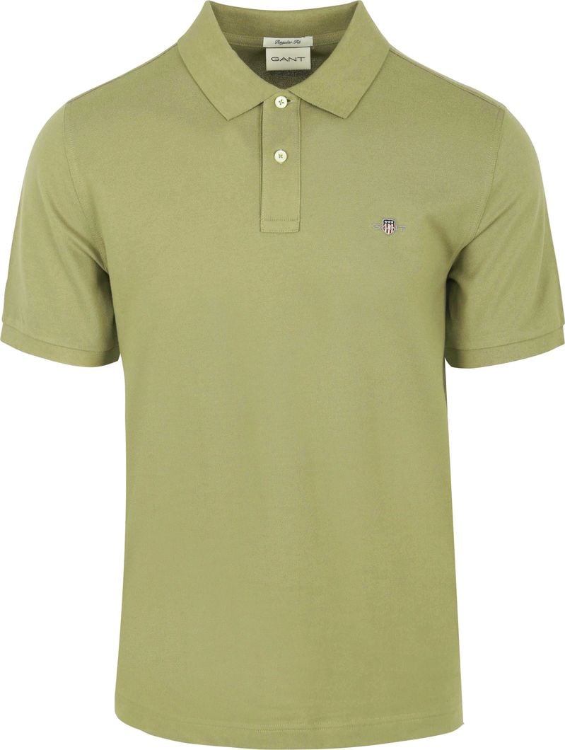 Gant Regular fit poloshirt met labelstitching model 'SHIELD'