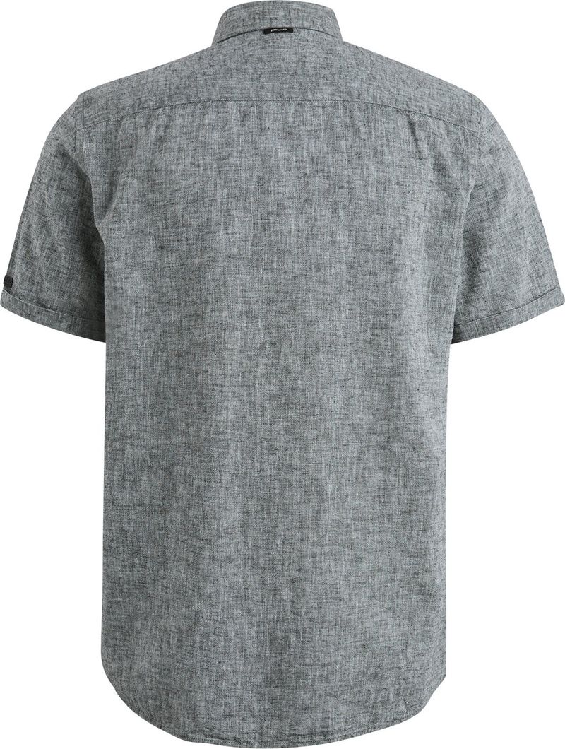 Vanguard Short Sleeve Overhemd Linnen Antraciet