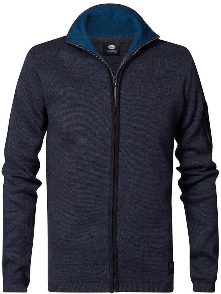 Petrol Cardigan Tricoté foncé Bleu foncé Bleu taille M