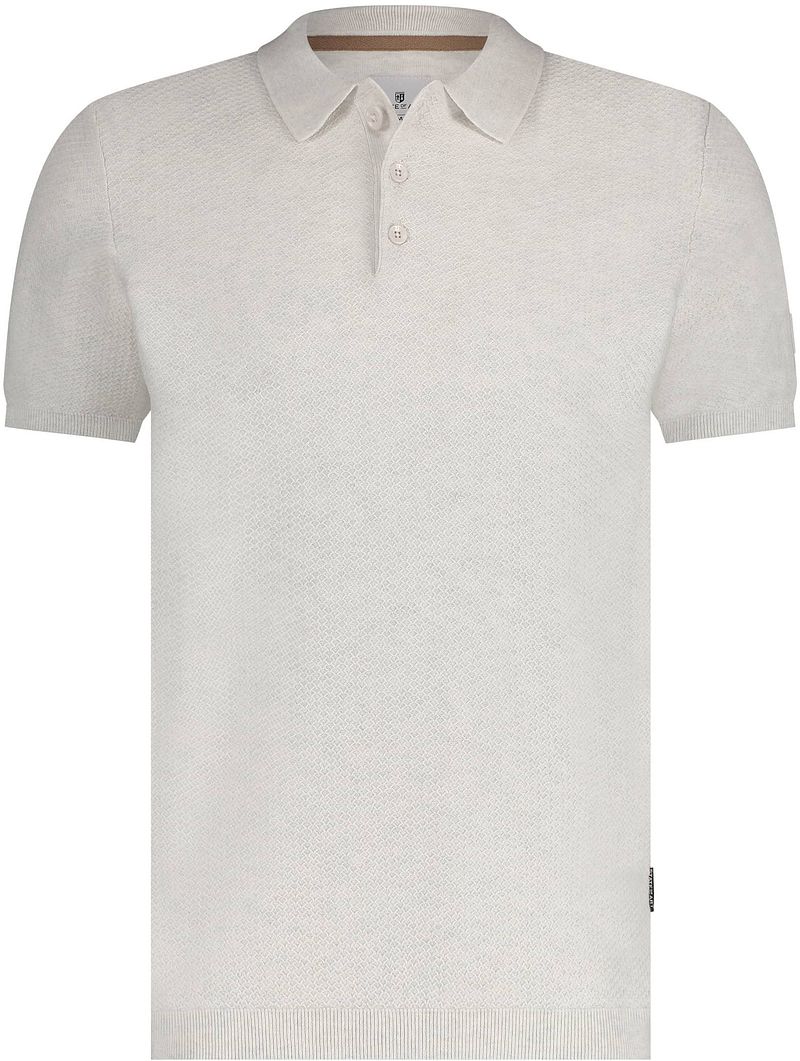 State of Art Beige Polo Met Korte Mouwen Beige Heren