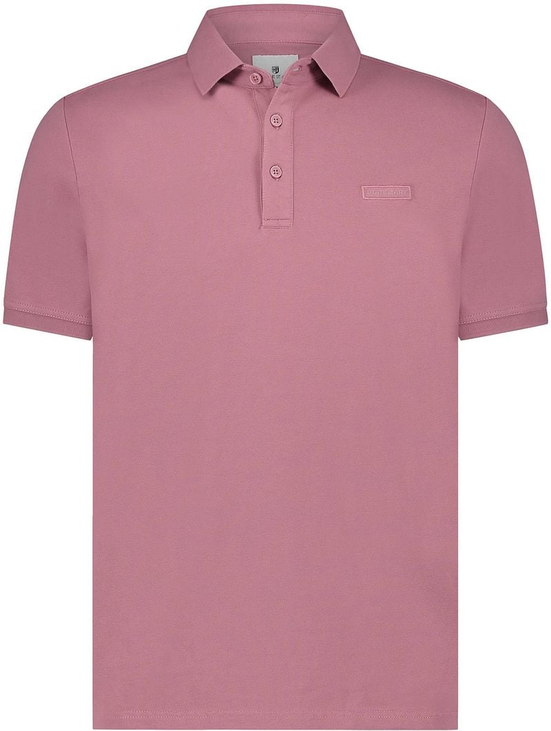 State of Art Roze Polo Shirt met korte mouwen Pink Heren