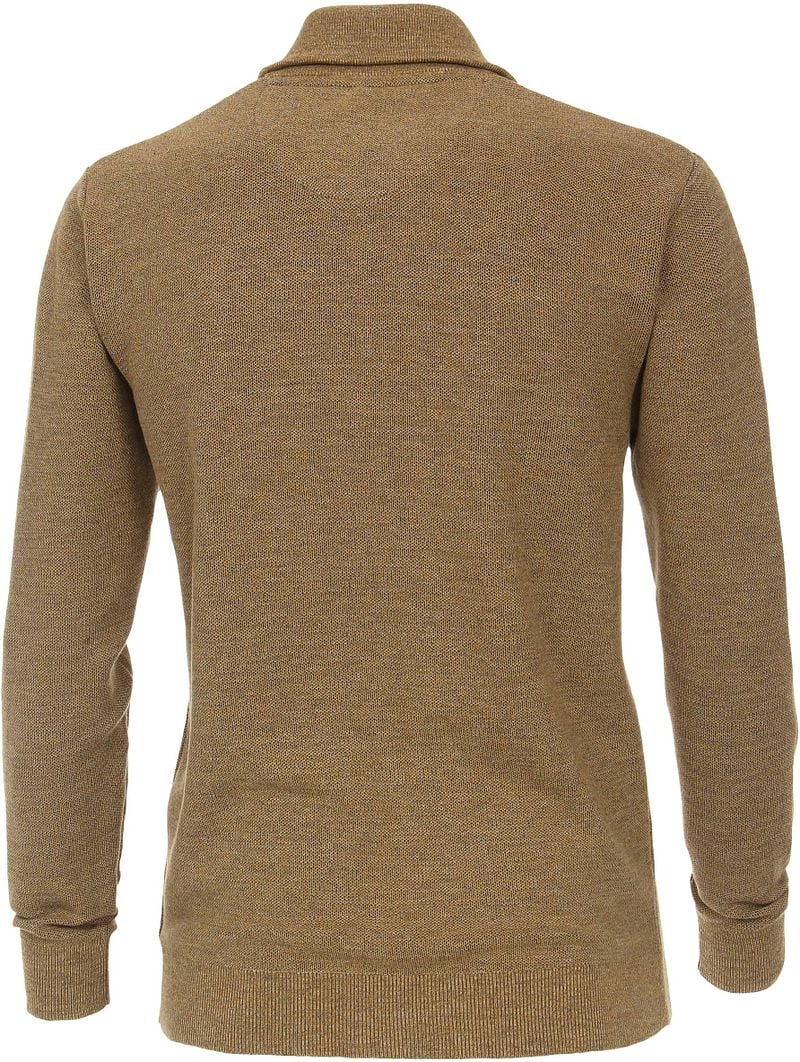 Casa Moda Zip Pullover Gelb - Größe 5XL günstig online kaufen