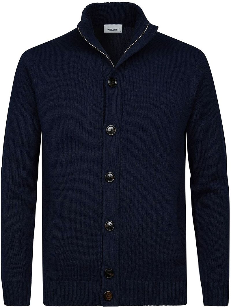 Profuomo Cardigan Foncé Bleu Bleu foncé taille M