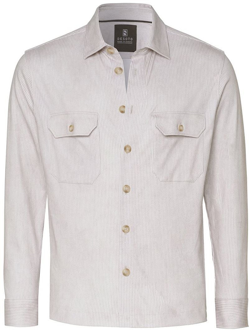 Desoto Overshirt Cord Optics Sand
