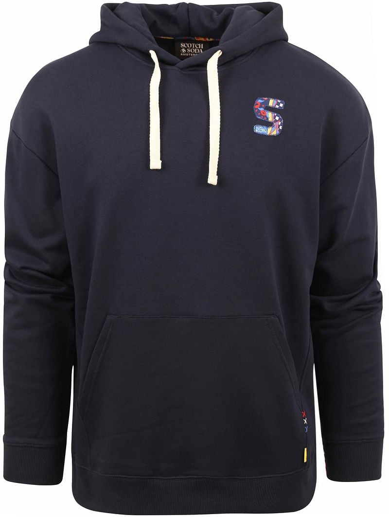 Scotch and Soda Bandana Hoodie Navy - Größe L günstig online kaufen