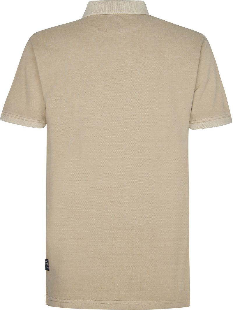 Petrol Piqué Polo Cayside Beige