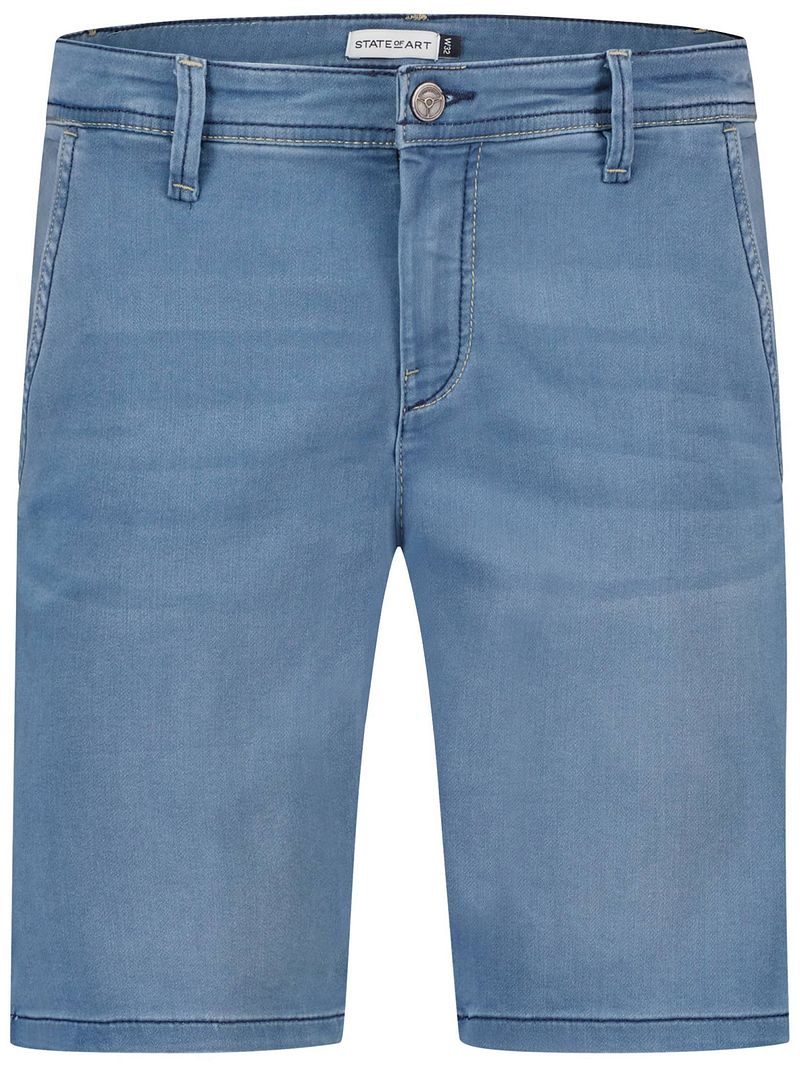 State Of Art Denim Shorts Blauw