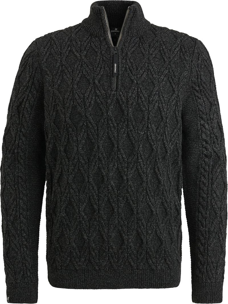 Vanguard Halfzip Pullover Heavy Knit Schwarz - Größe XL günstig online kaufen