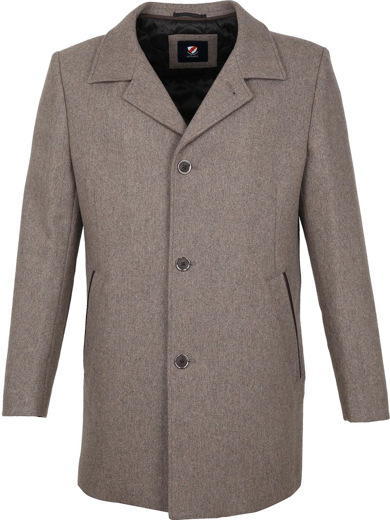 Suitable Geke Coat Braun - Größe 46 günstig online kaufen