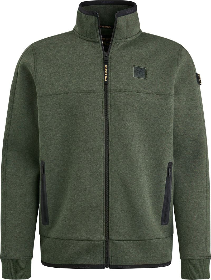 PME LEGEND Heren Jassen Zip Jacket Interlock Groen