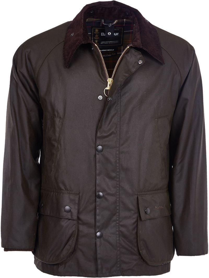 Barbour Classic Bedale Classic Wachsjacke Olivgrün - Größe 50 günstig online kaufen