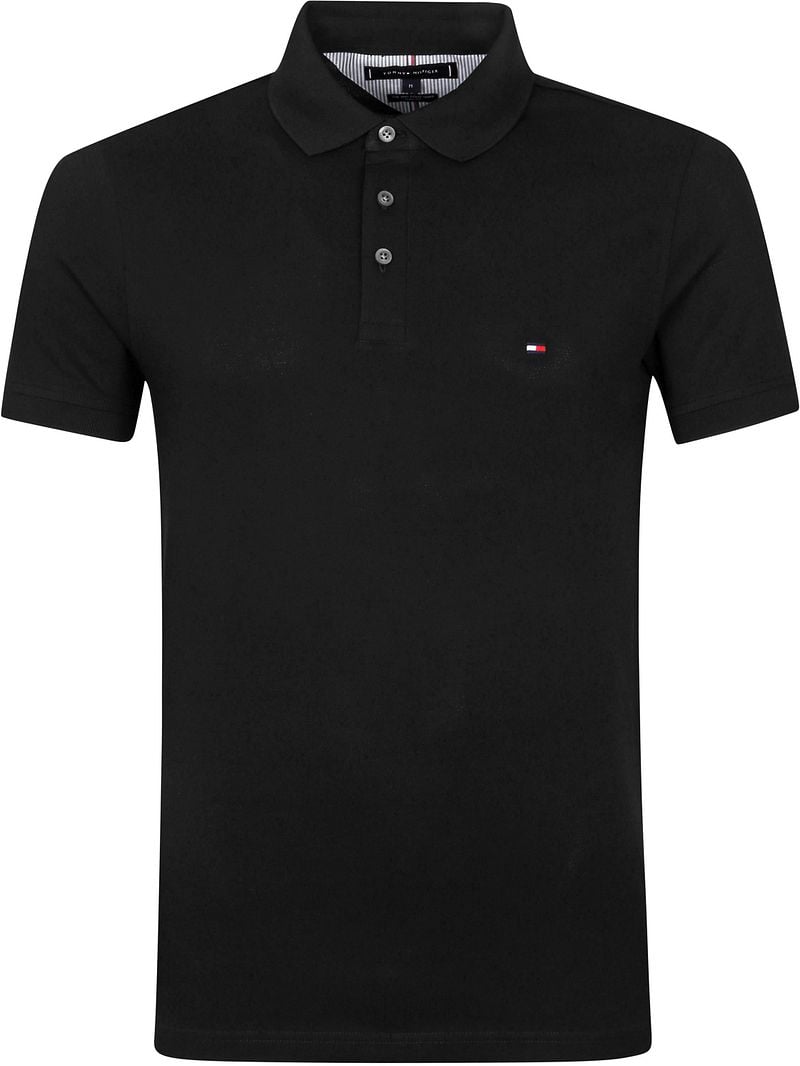 Tommy Hilfiger 1985 Polo Shirt Schwarz - Größe XXL günstig online kaufen