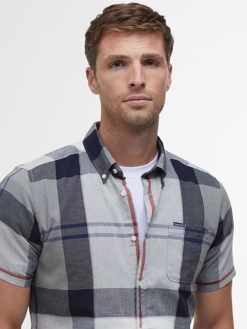 Barbour Shirt Doughill Bleache Pine Tartan