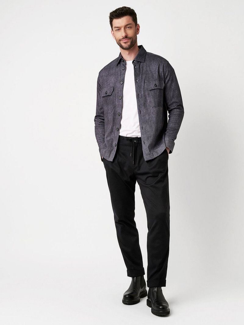 DESOTO Hemdjacke Denim Spark Navy - Größe L günstig online kaufen